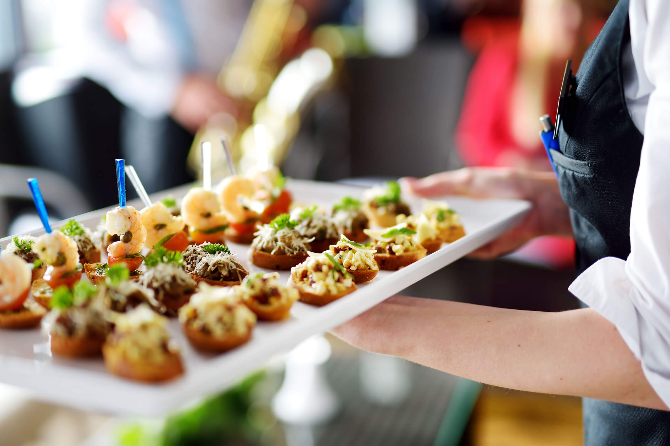 table with caterer